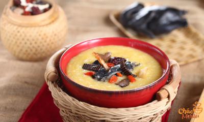 Cháo gà ác tiềm thuốc bắc - Cháo Mẹ Nấu
