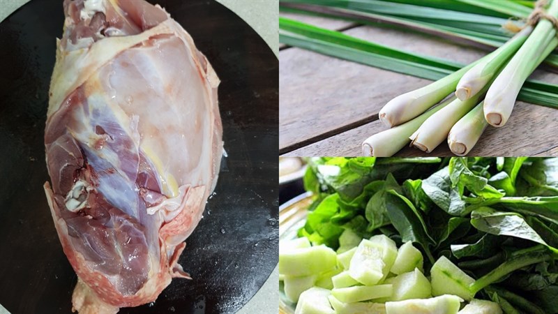 Nguyên liệu món ăn 3 cách nấu lẩu gà ác, gà nòi (gà chọi, gà đá)