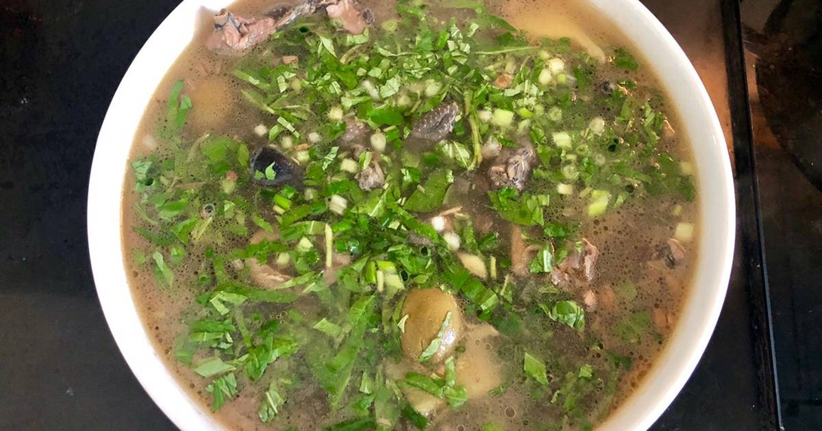 Cách Làm Món Canh gà ác hầm trám xanh của Hoàng Phương Thảo - Cookpad